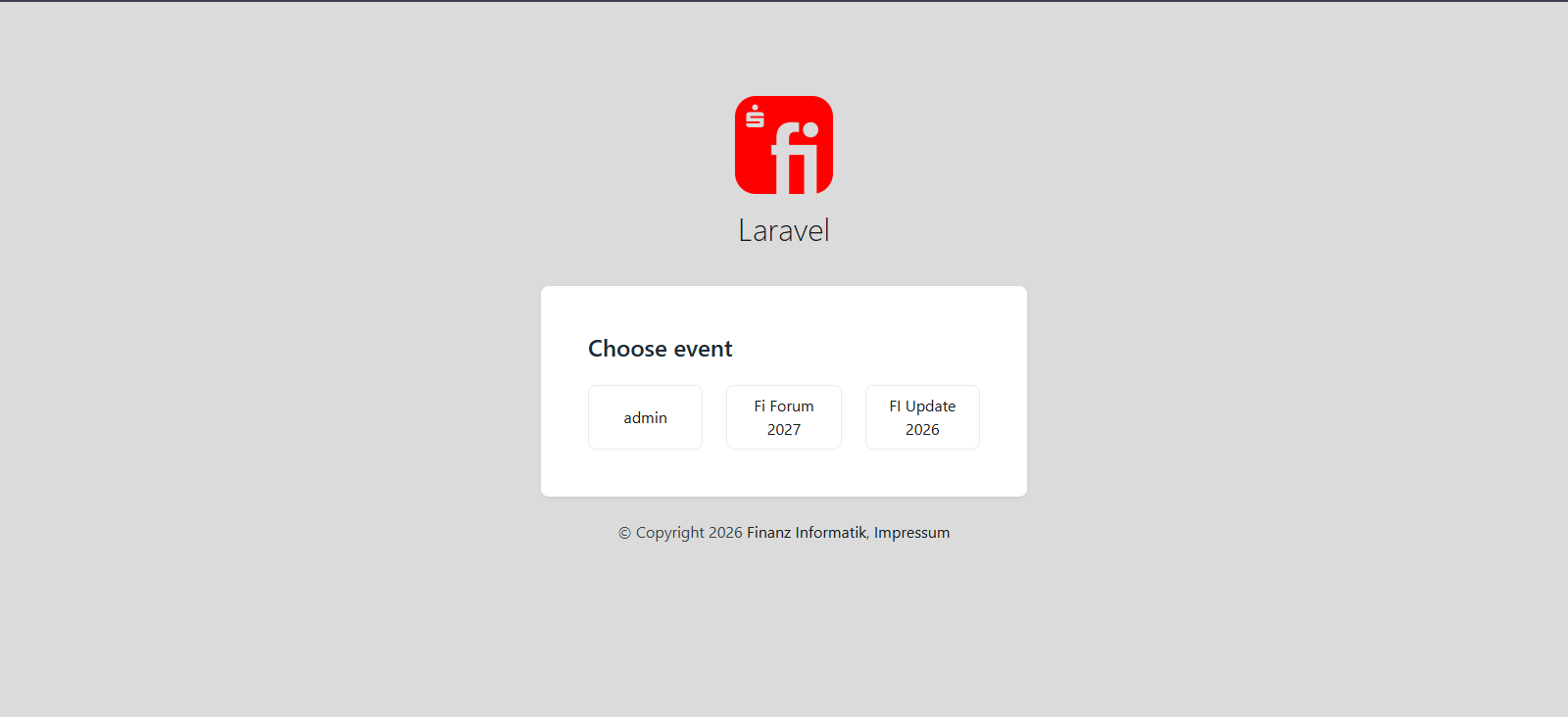 Switching between simultaneous events with one click