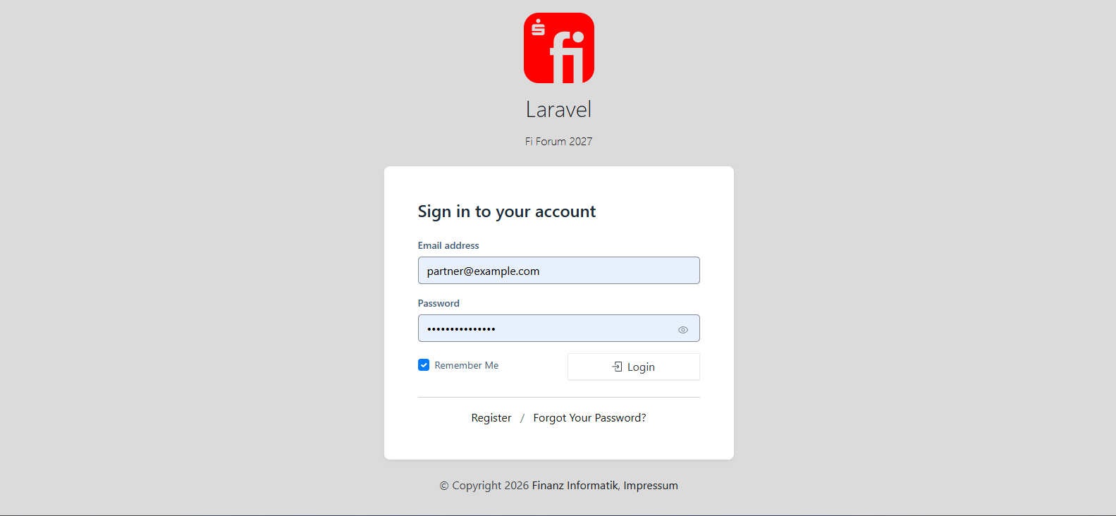 Secure login for partners and team members