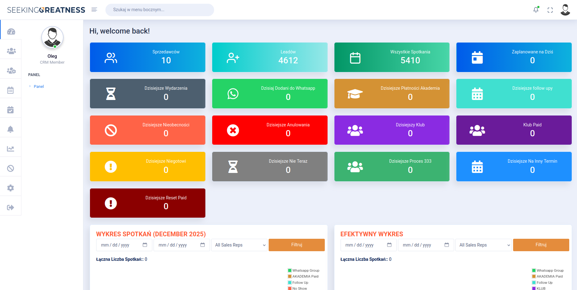 SeekingGreatness CRM